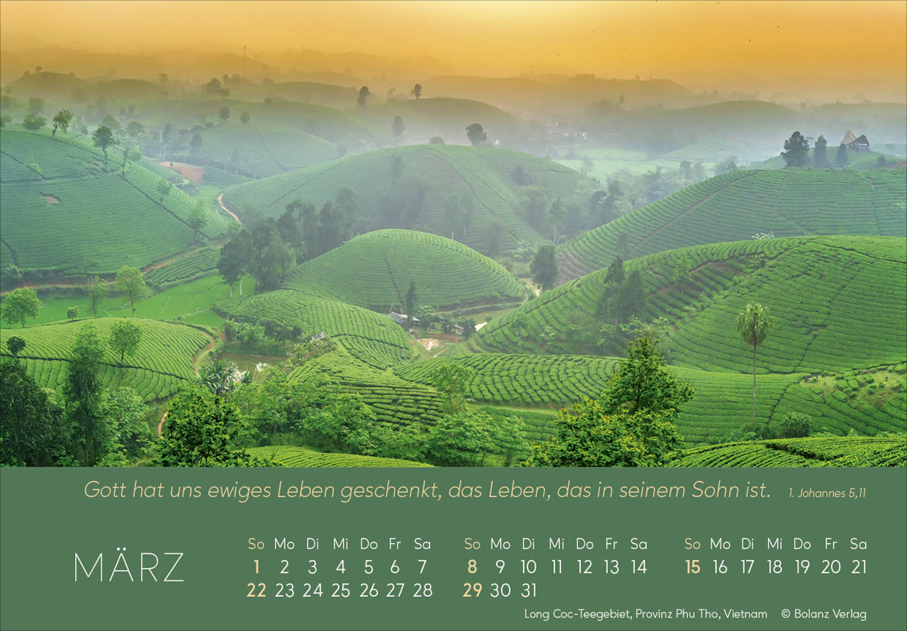 Ewigkeit in Herzen 2026 - Panoramakalender