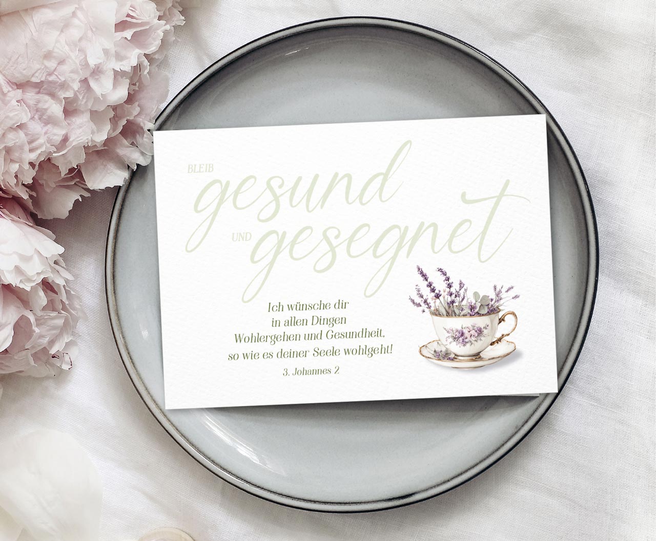 Postkarte Gesundheit