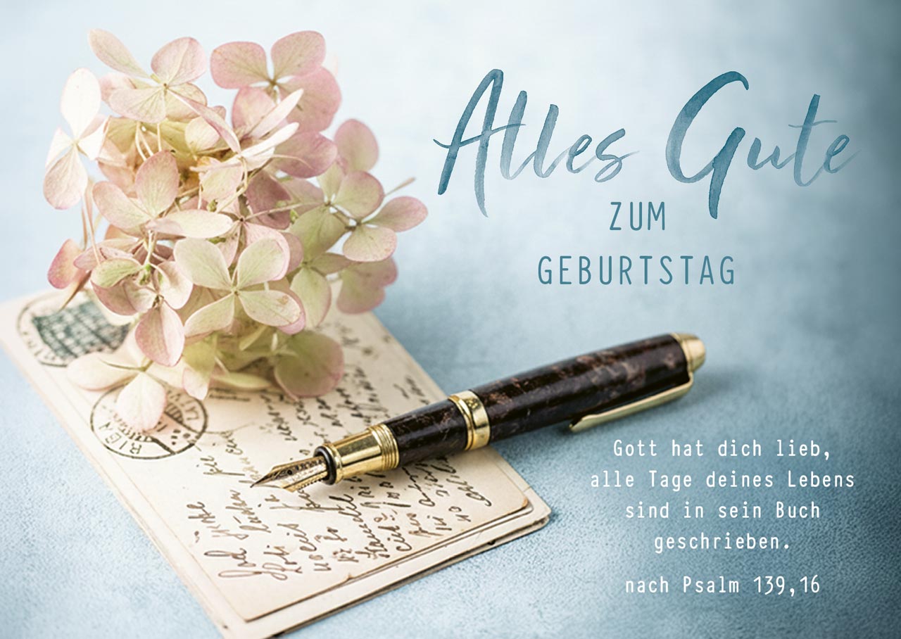 Postkarte Alles Gute zum Geburtstag