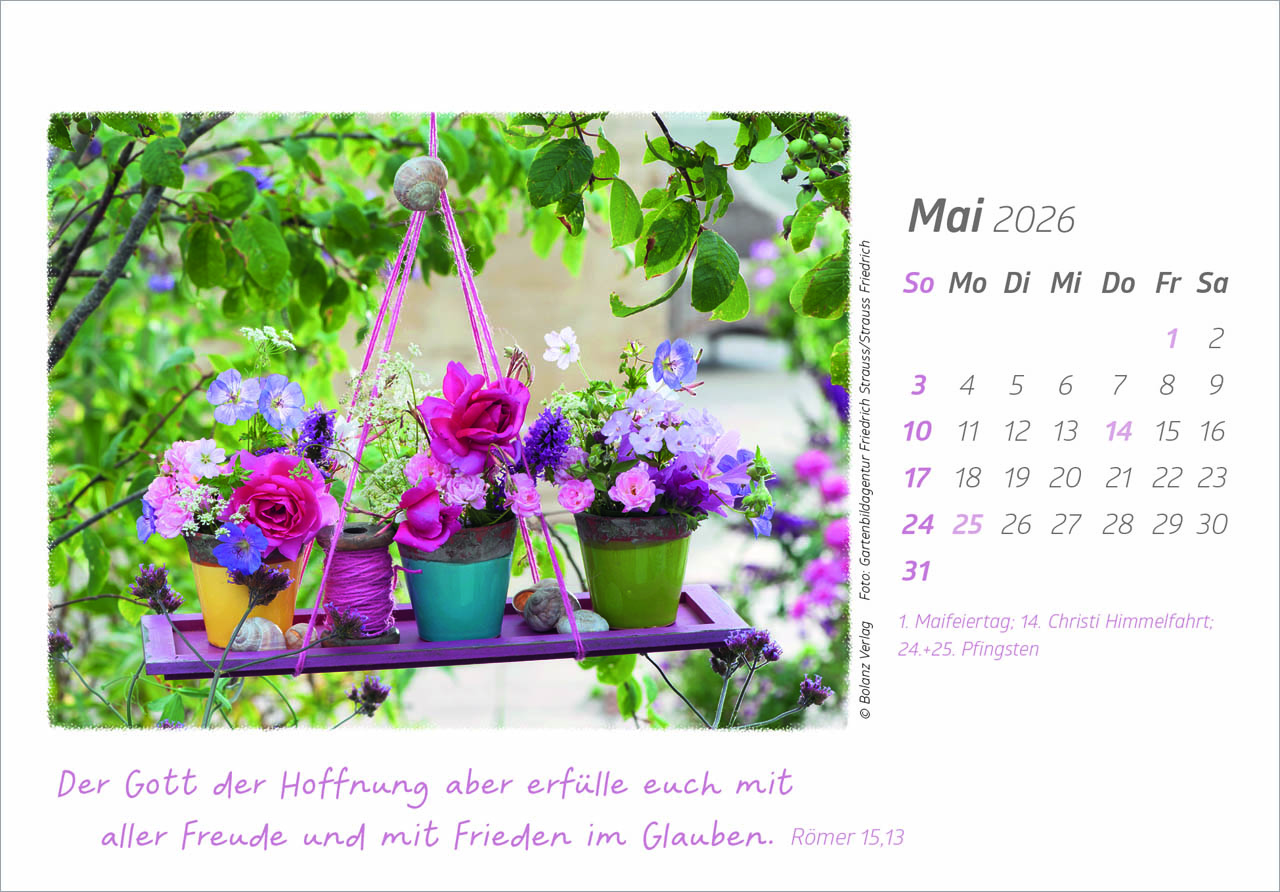 Die Güte Gottes preisen 2026 - Tischkalender