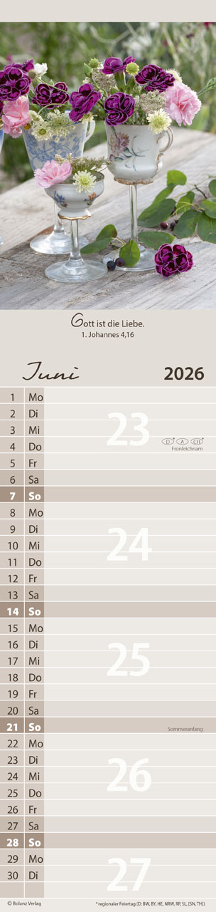 Von Mir zu Dir 2026 - Streifenterminer