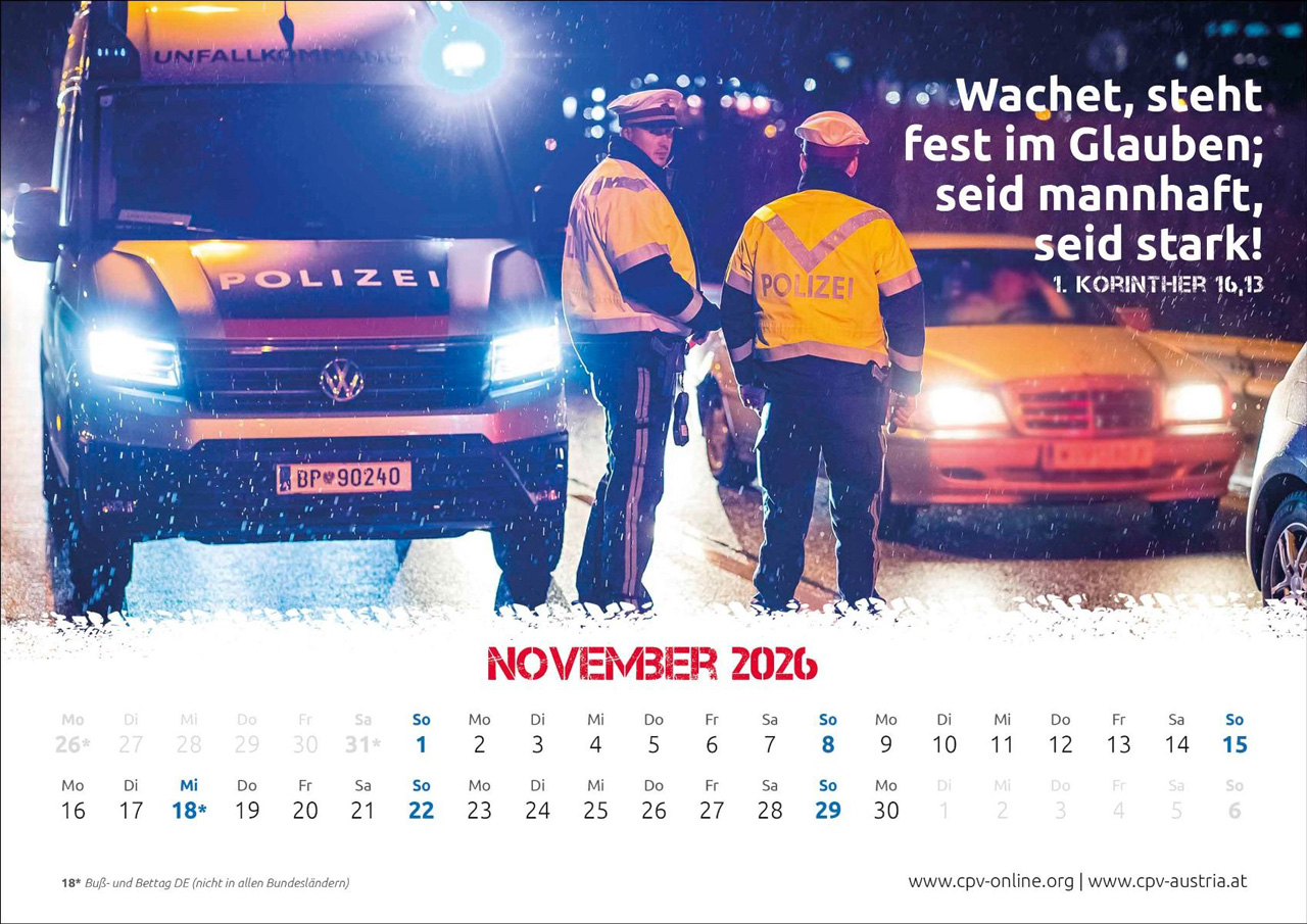 Mit Gott bei der Polizei 2026 Mit Gott bei der Polizei 2026