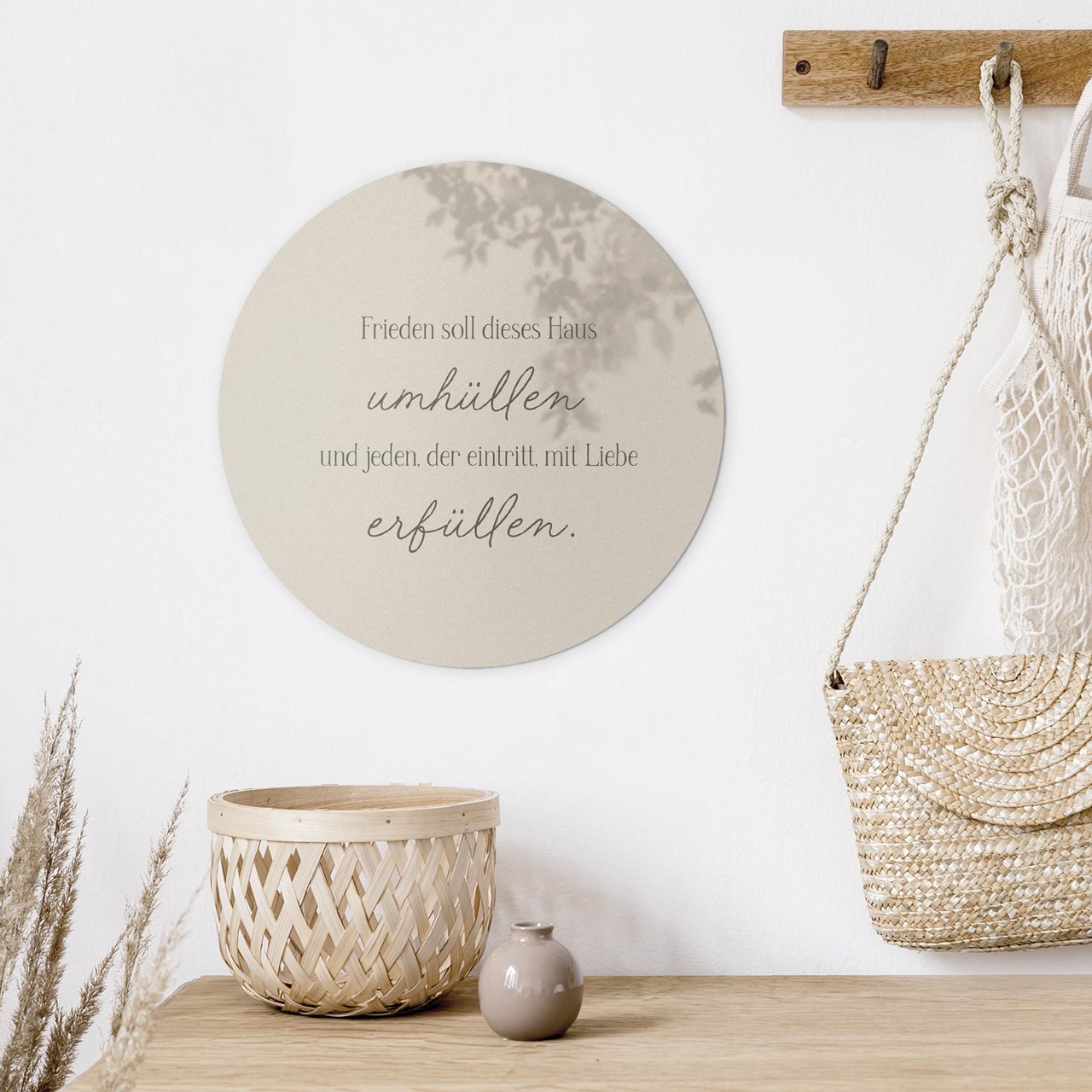 Wandschmuckbild Frieden 25 cm