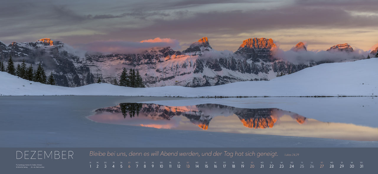 Ewigkeit im Herzen 2026 - Riesenpanoramakalender