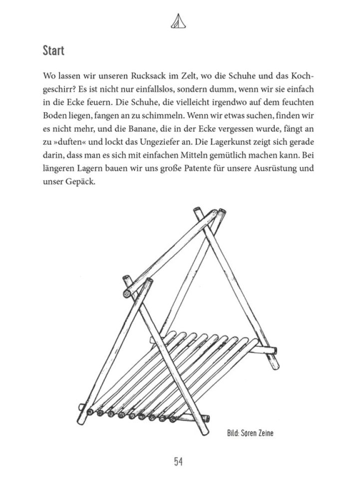 Waldläufer, Kluft und Knoten knüpfen