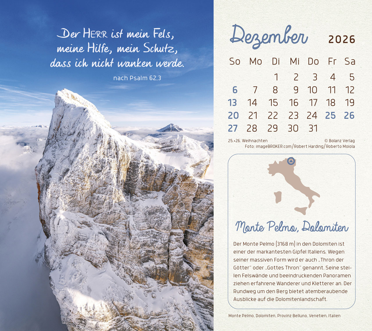 Faszinierende Schöpfung 2026 - Tischkalender