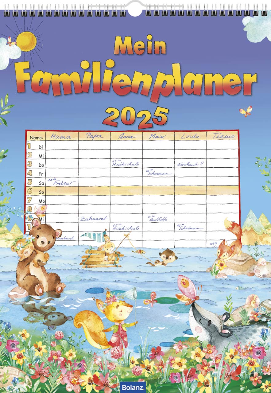 Mein Familienplaner 2025 - Terminplaner