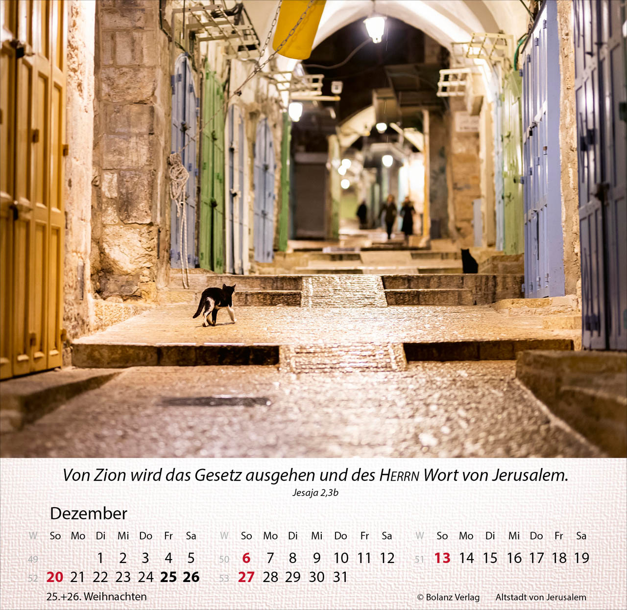 Israel Shalom 2026 - Tischkalender Israel Shalom 2026 - Tischkalender