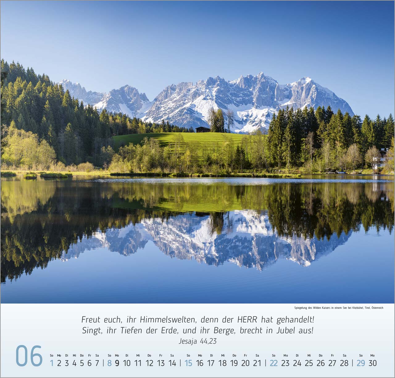 Berg Impressionen Wandkalender 2025