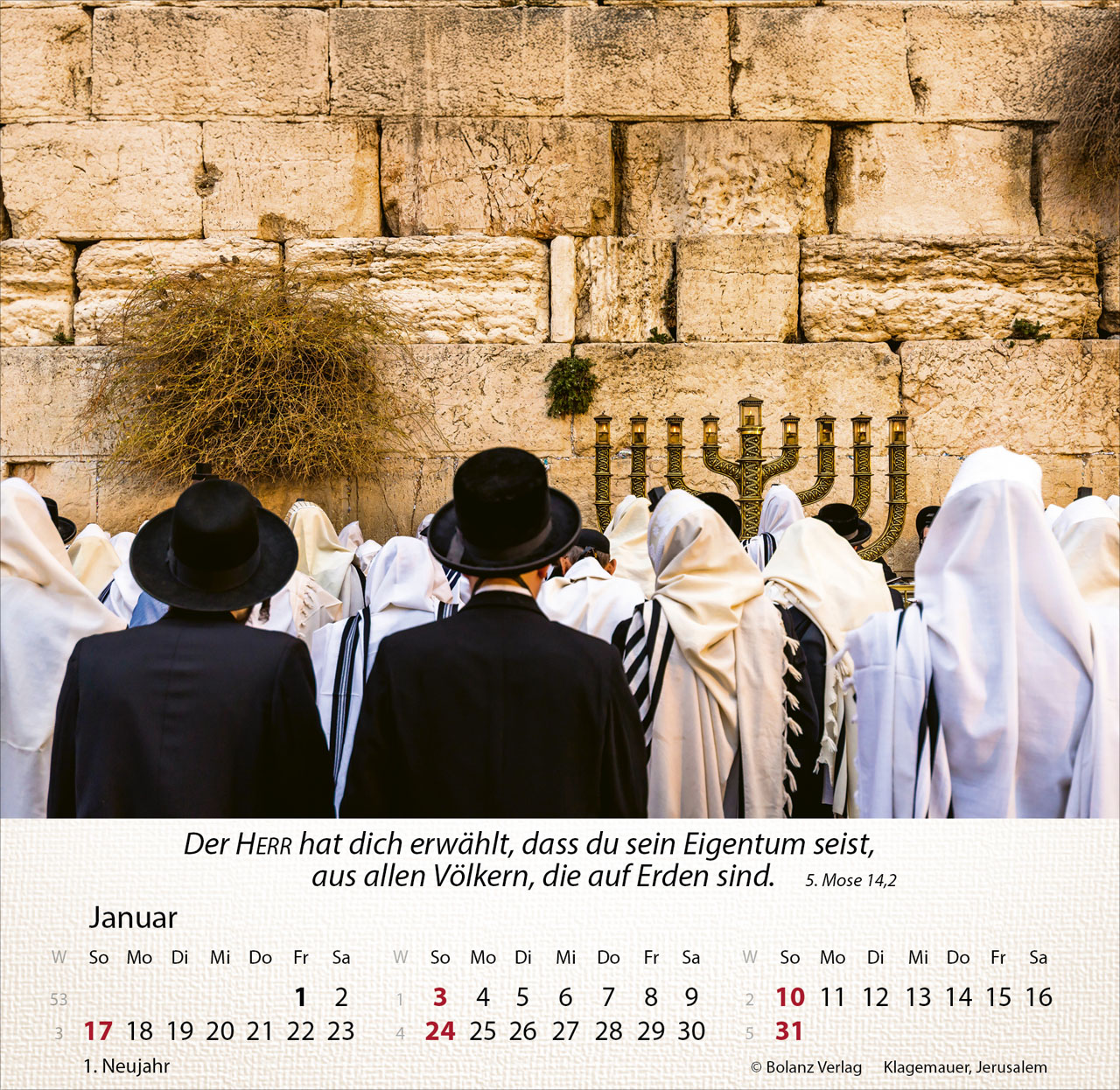 Israel Shalom 2027 – Tischkalender