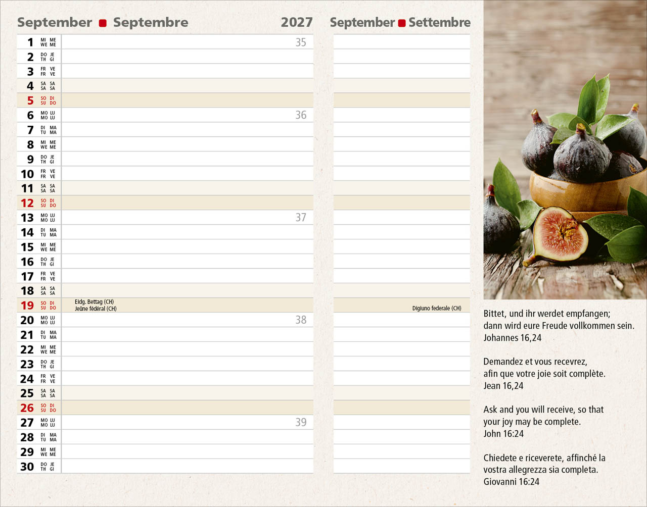 Agenda 2027 – Taschenagenda