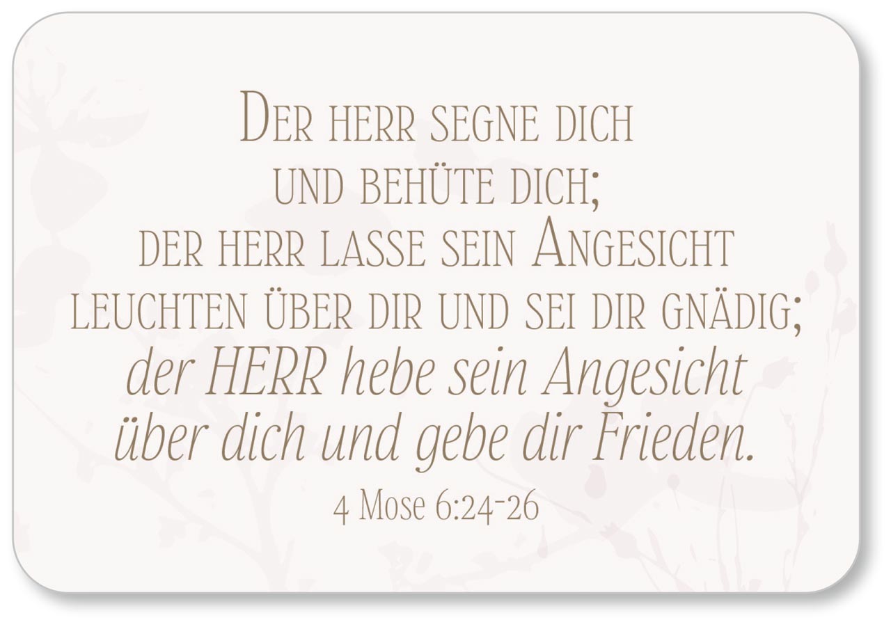 Minikarten-Box Viel Segen