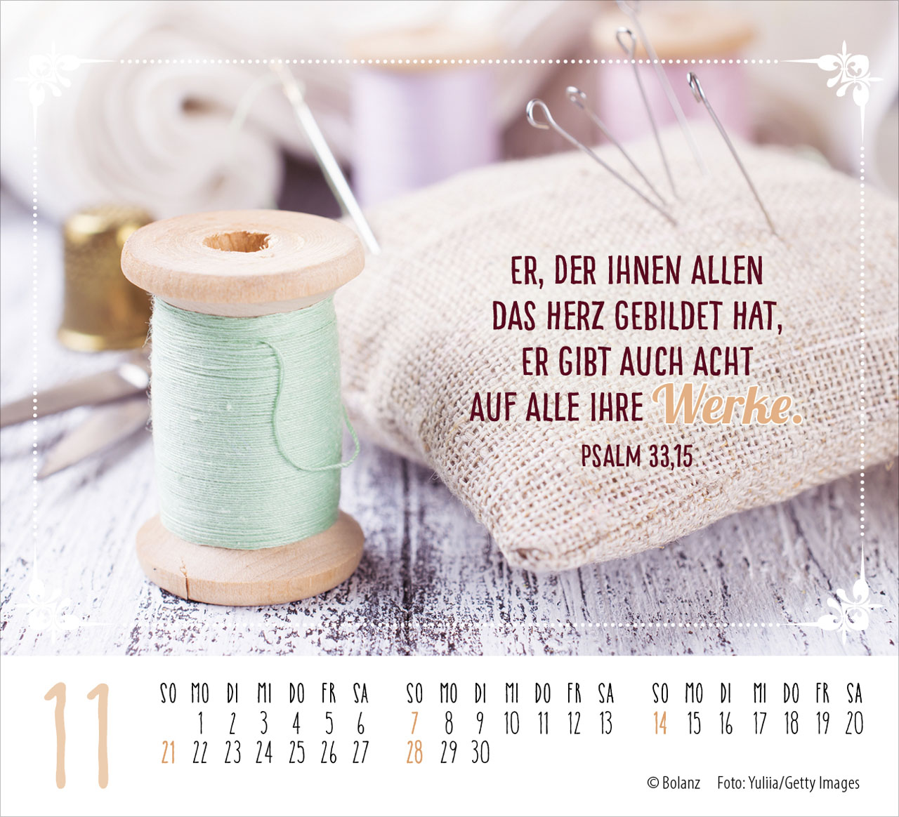 Worte von Herzen 2027 – Minikalender