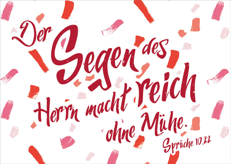 Postkartenbox Segenswünsche