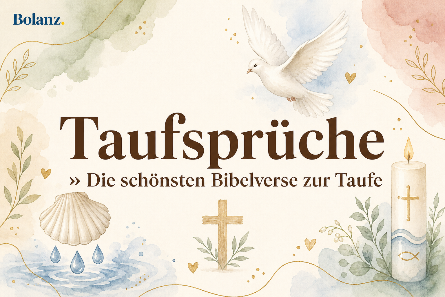 Die 40 schönsten Bibelverse zur Taufe mit Bedeutung