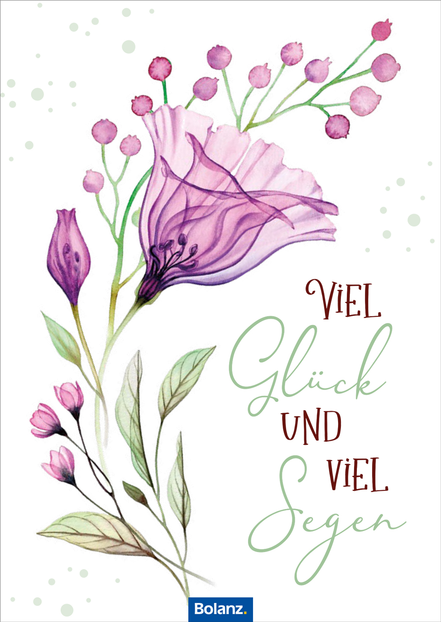 Grußheft - Viel Glück und viel Segen