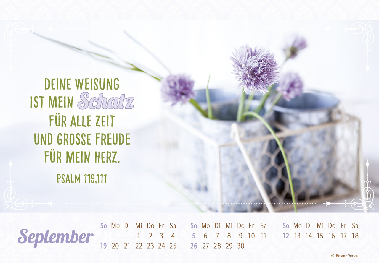 Herzliche Worte für dich 2027 – Panoramakalender