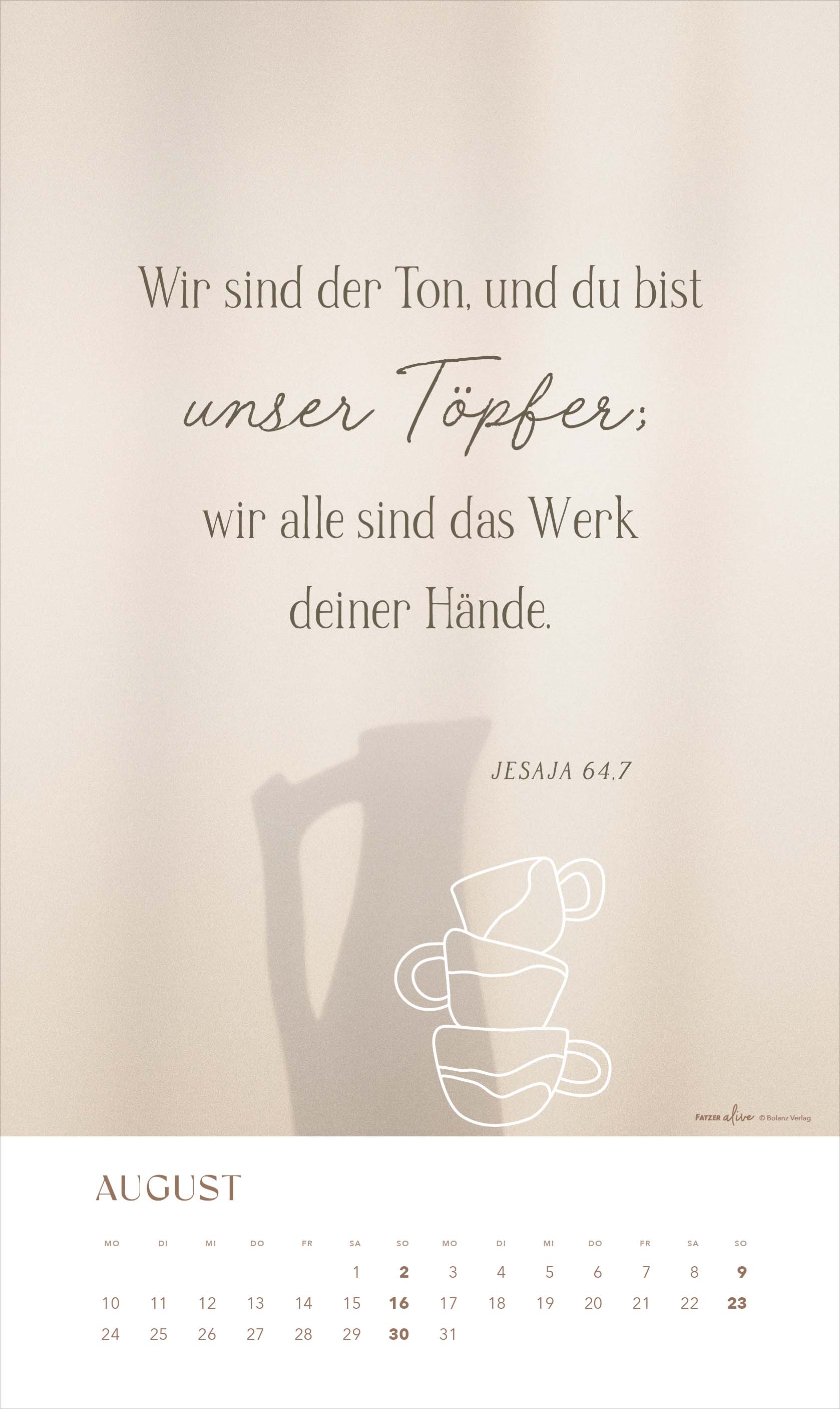 Glaube im Alltag 2026 - Posterkalender