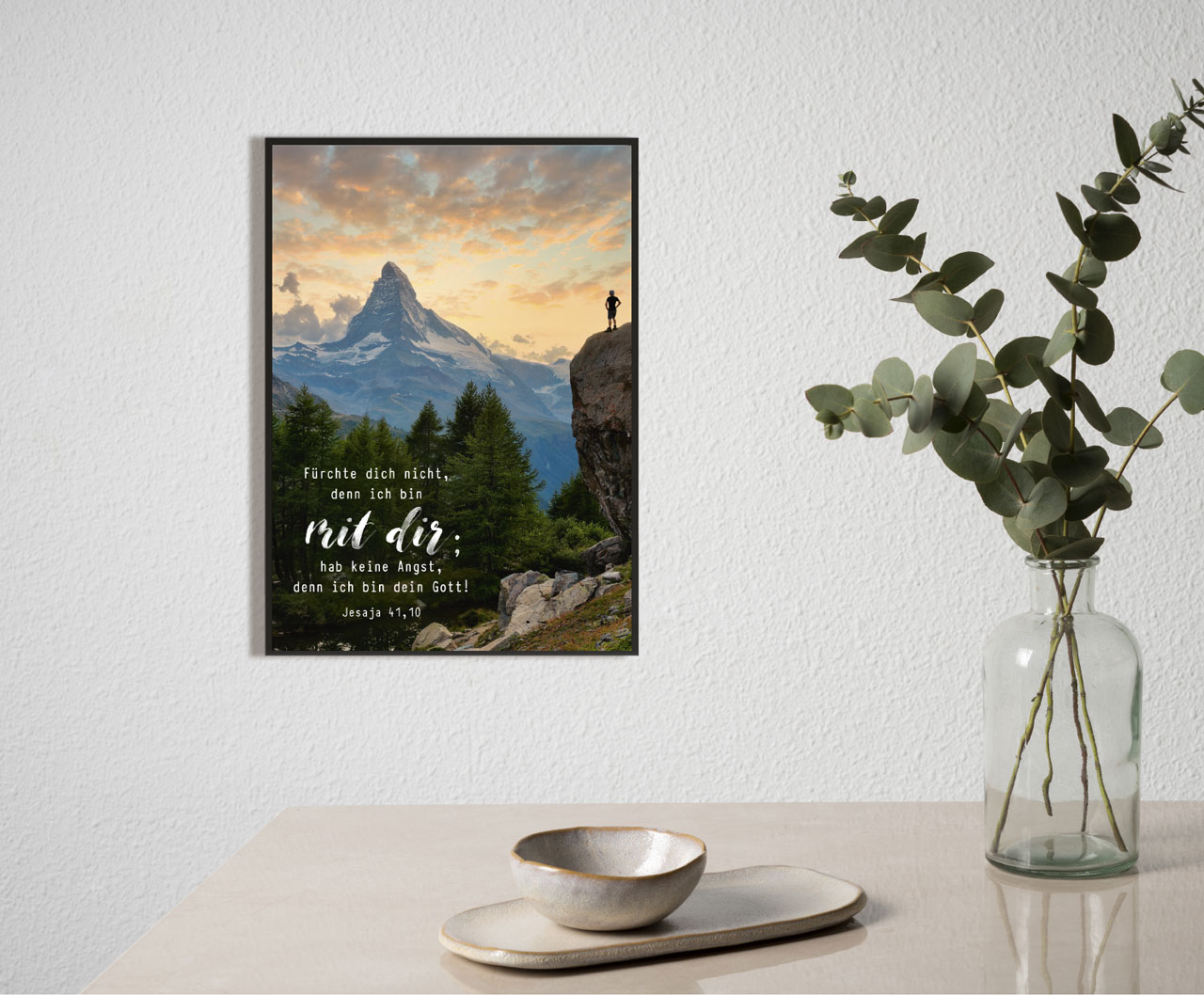 Poster Jahreslosung 2027 Berg A3