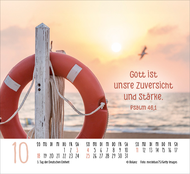 Atempause - Wohin du auch gehst 2026 - Minikalender