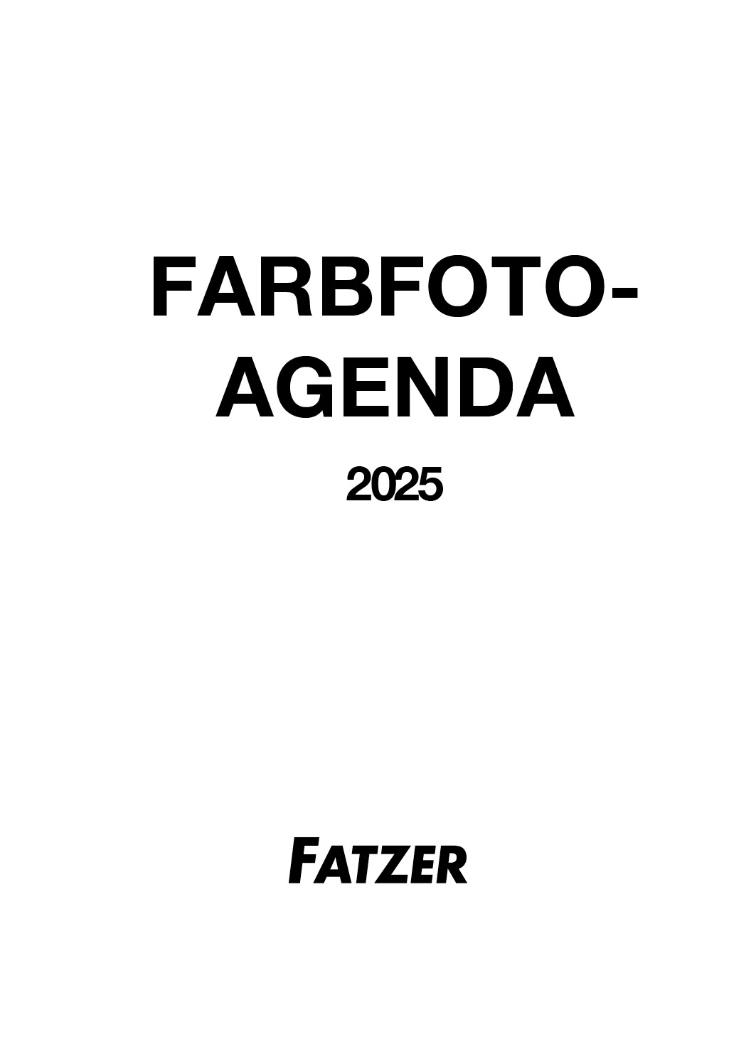 Farbfoto-Agenda