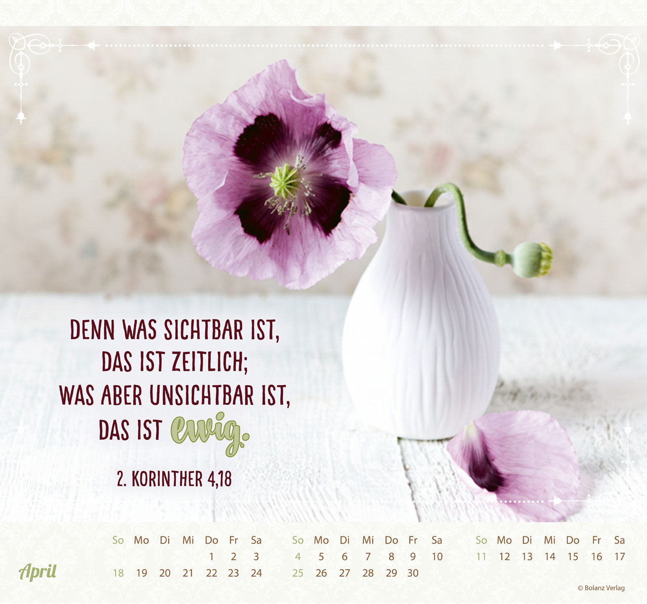 Am Anfang war das Wort 2027 – Wandkalender