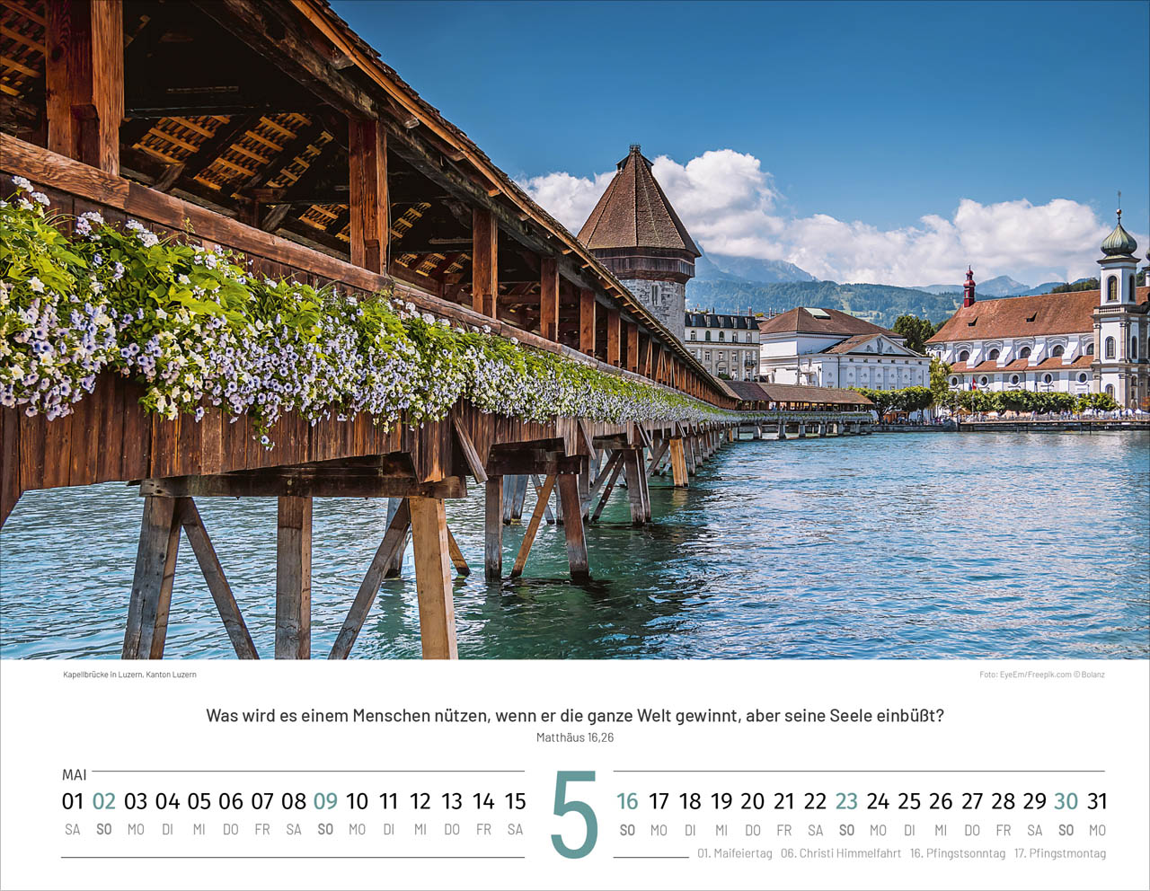 Schweiz 2027 – Wandkalender (deutsch)
