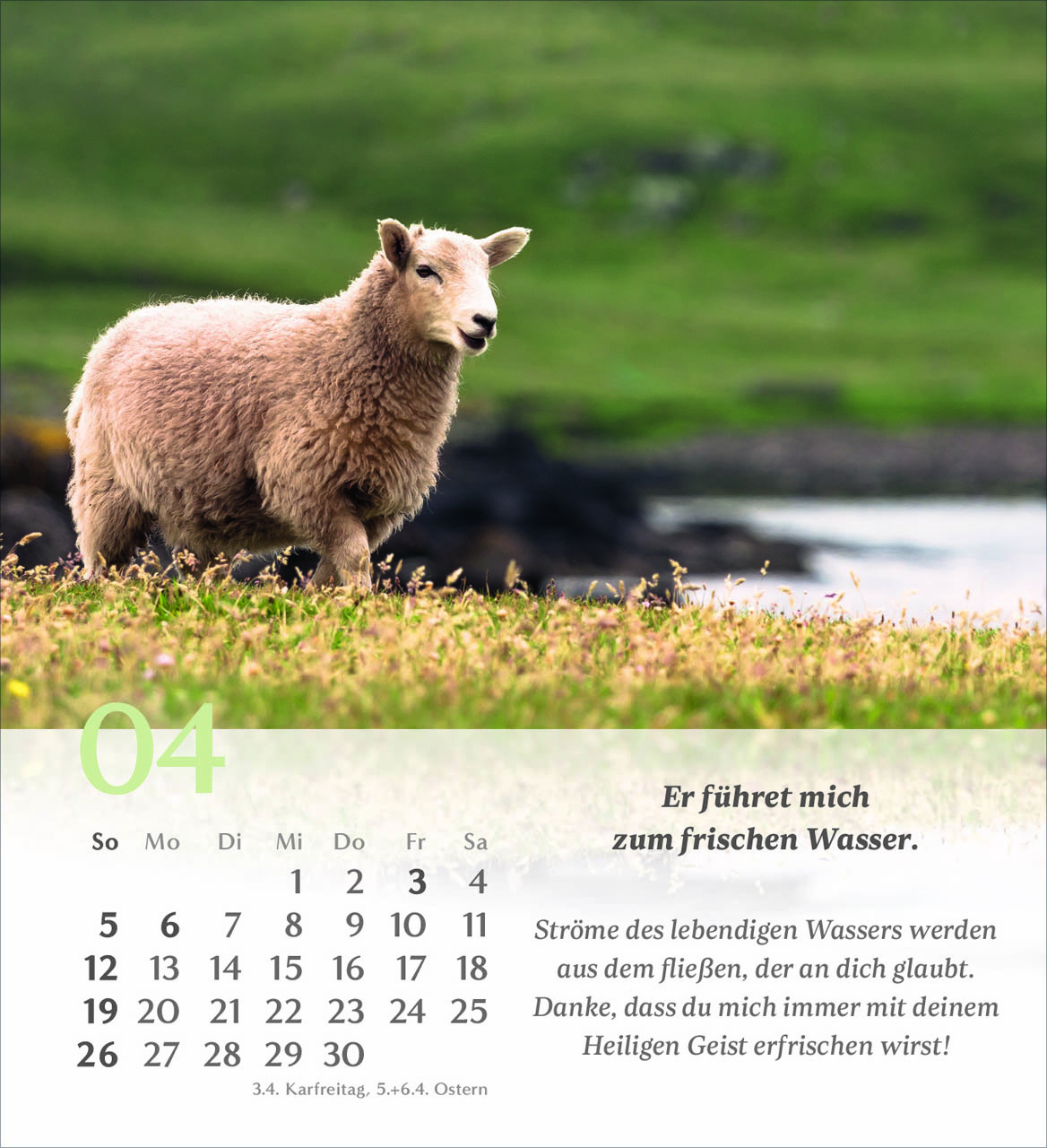Psalm 23 Tischkalender 2026