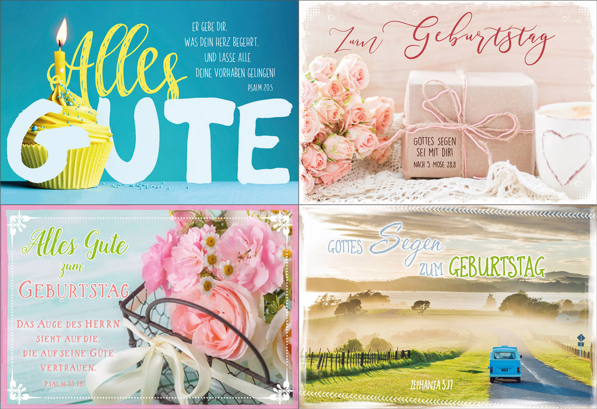 Minikarten Geburtstag