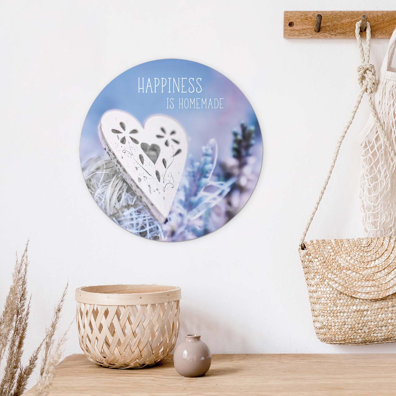 Wandschmuckbild Herz 25 cm