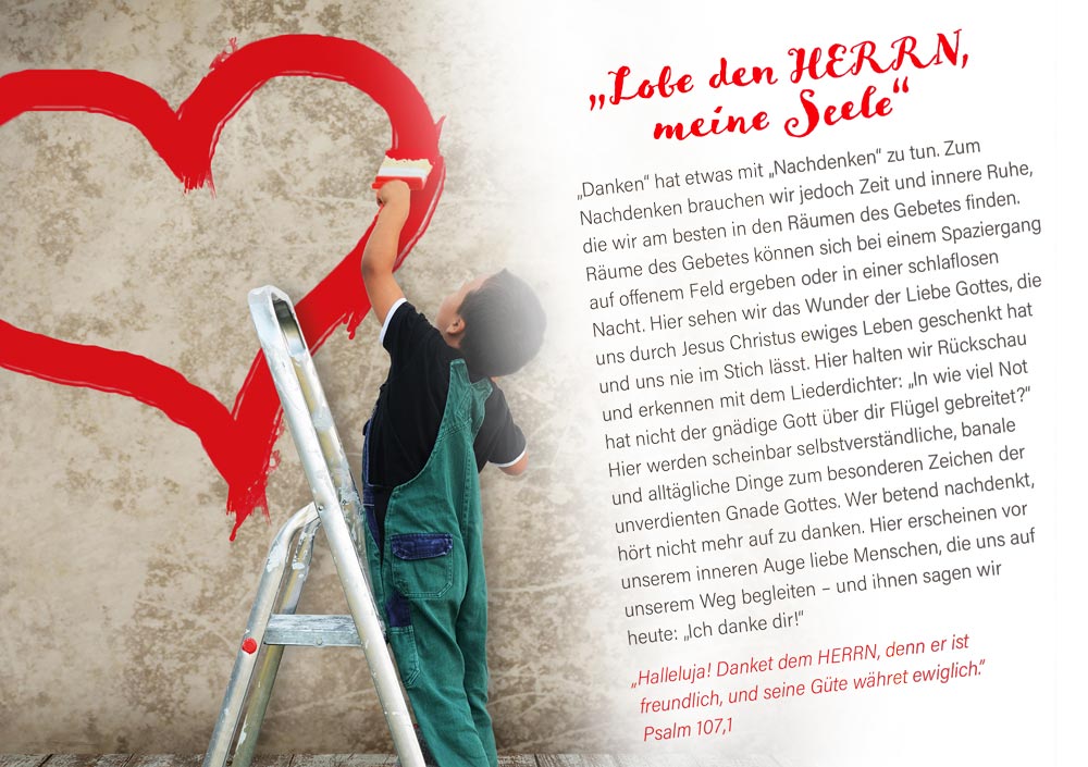 Grußheft - Ich danke dir!