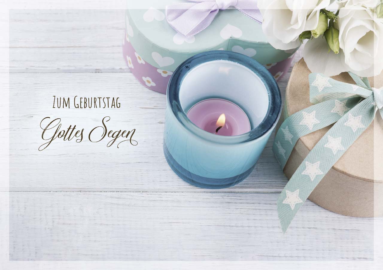 Grußheft - Zum Geburtstag Gottes Segen