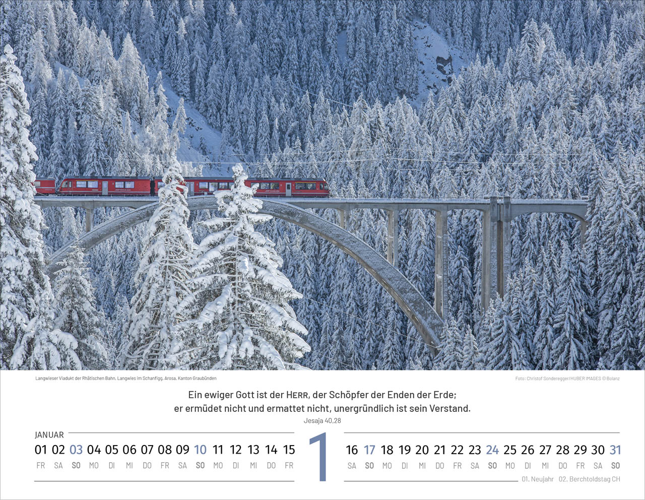 Schweiz 2027 – Wandkalender (deutsch)