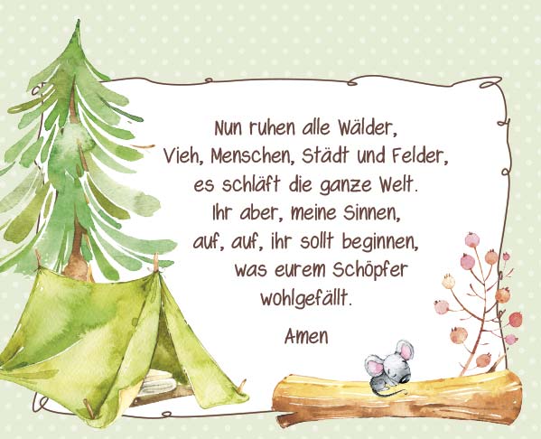 Postkartenaufstellbuch Kindergebete