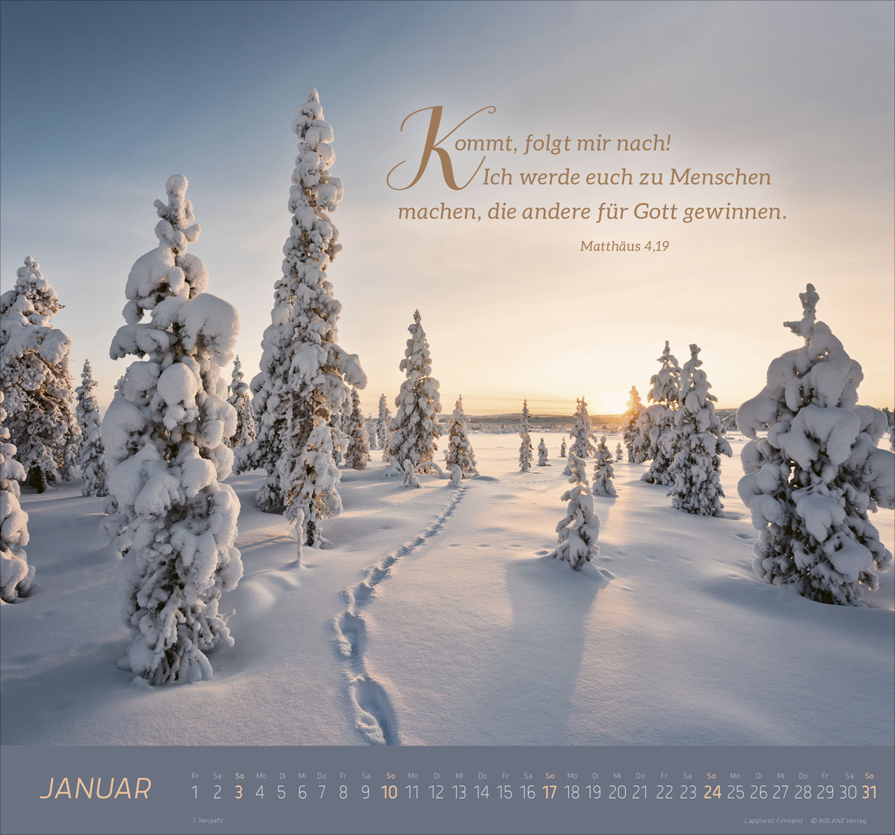 Ich bin der Weg 2027 – Wandkalender