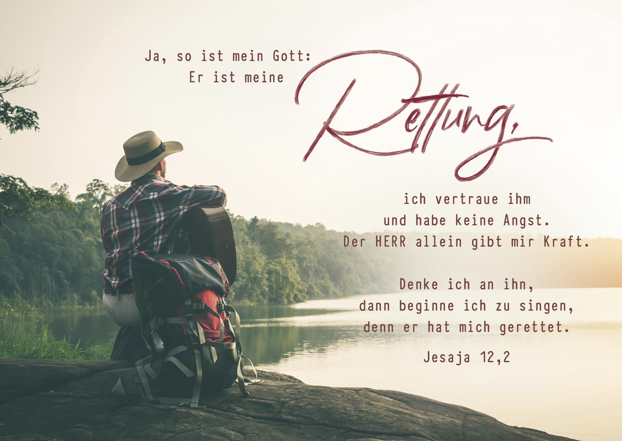 Postkarte Rettung