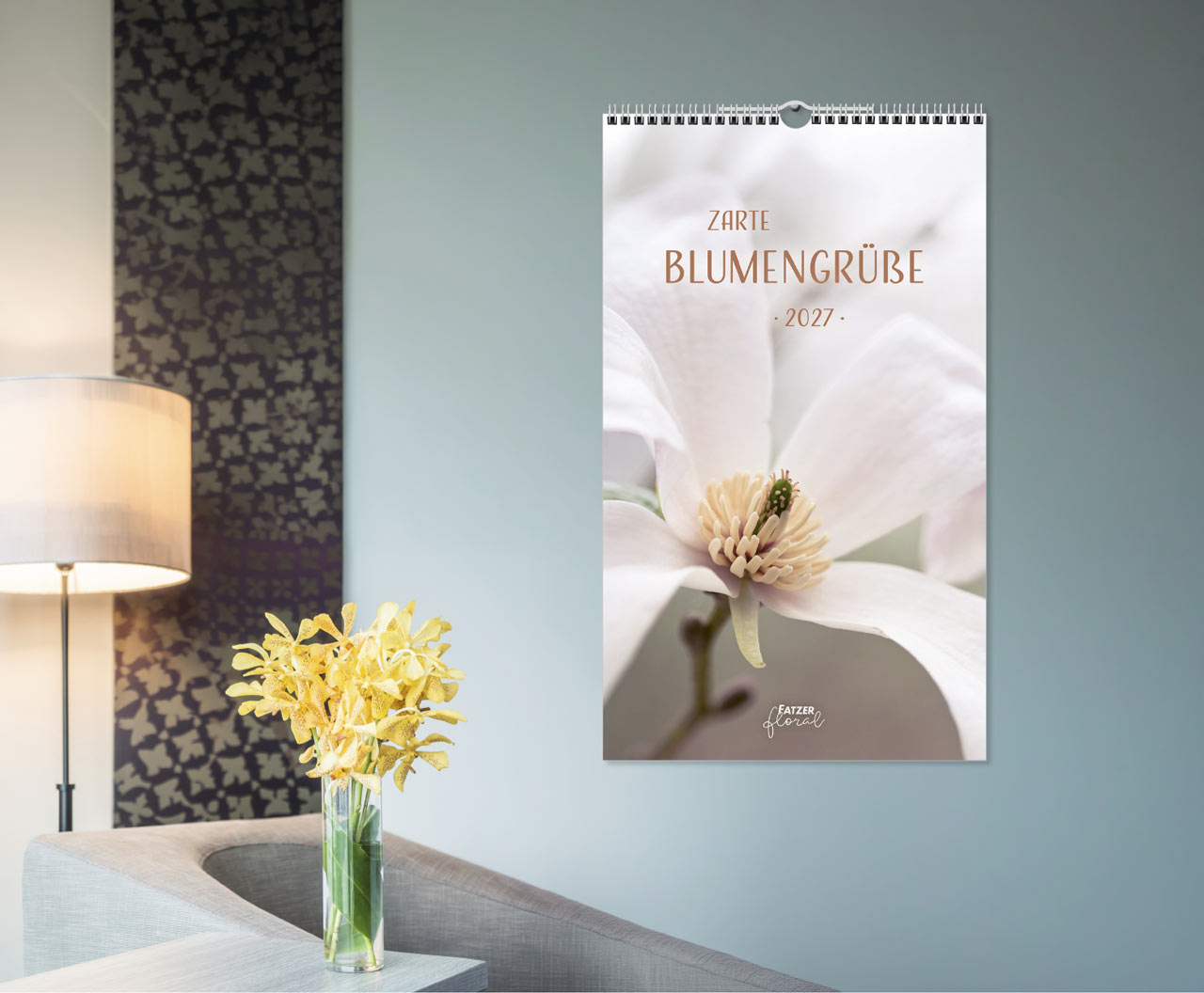 Zarte Blumengrüße 2027 – Posterkalender
