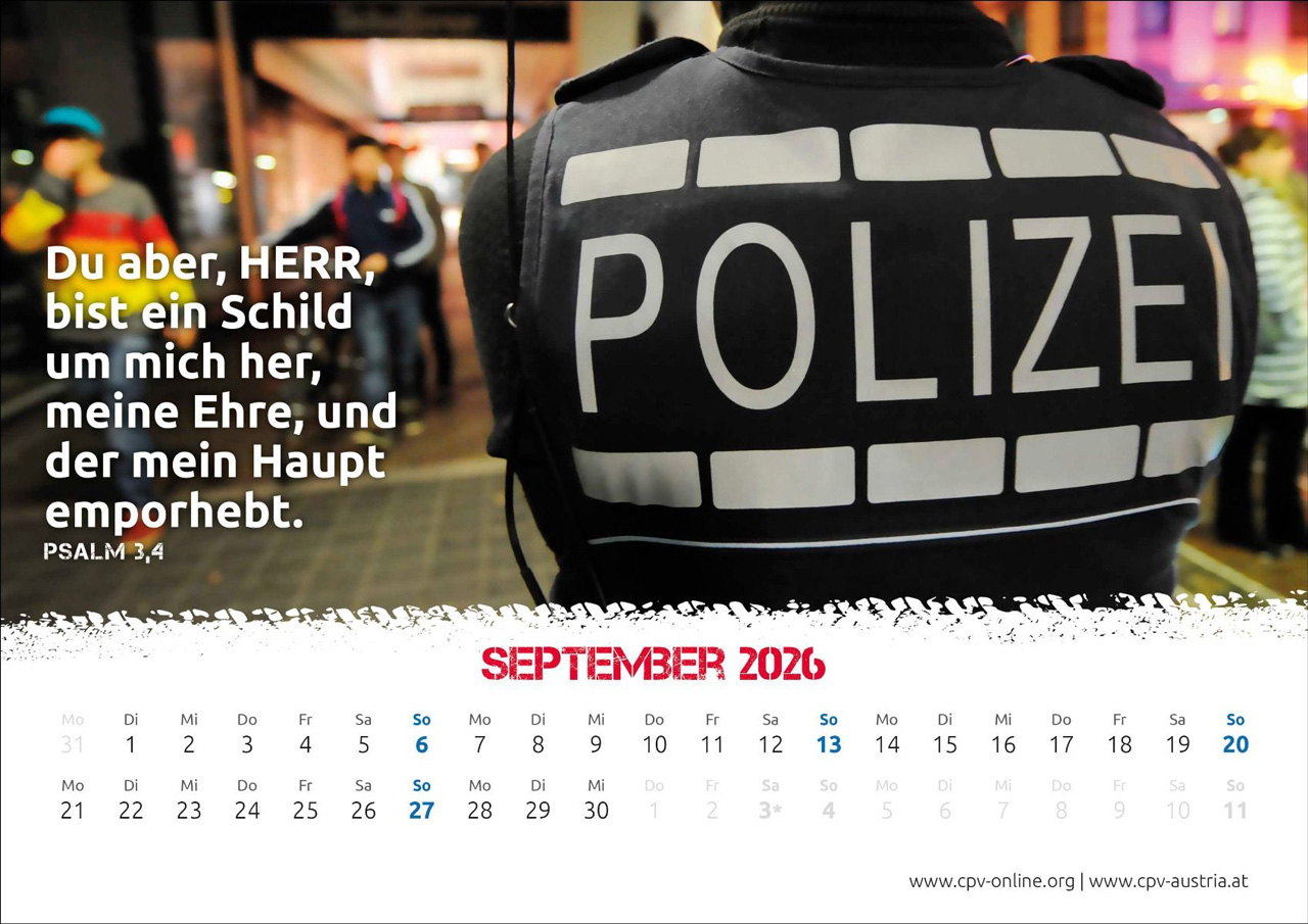 Mit Gott bei der Polizei 2026 Mit Gott bei der Polizei 2026