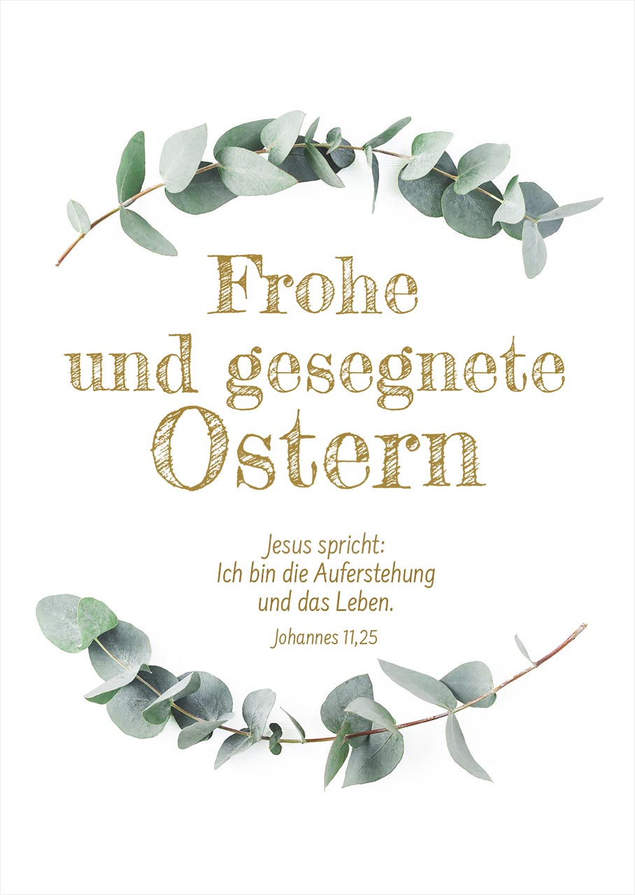 Postkarte Frohe Ostern