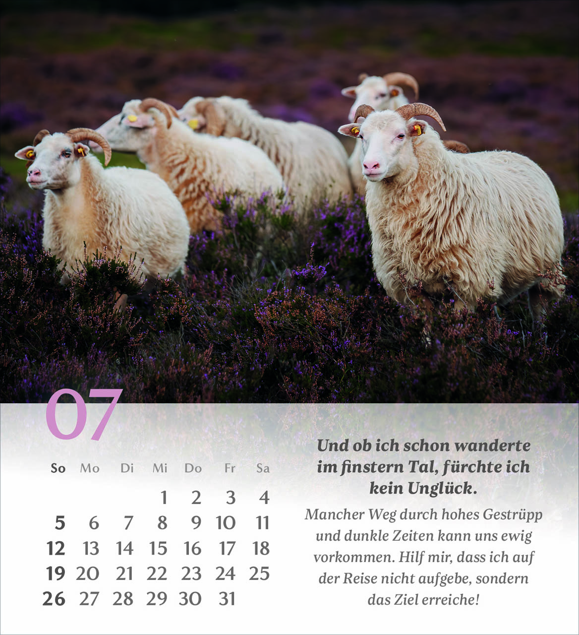 Psalm 23 Tischkalender 2026