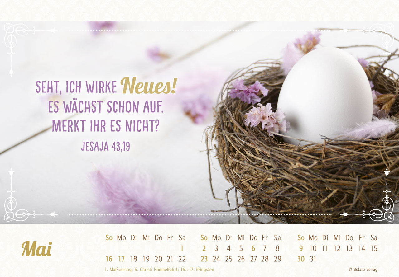 Herzliche Worte für dich 2027 – Panoramakalender