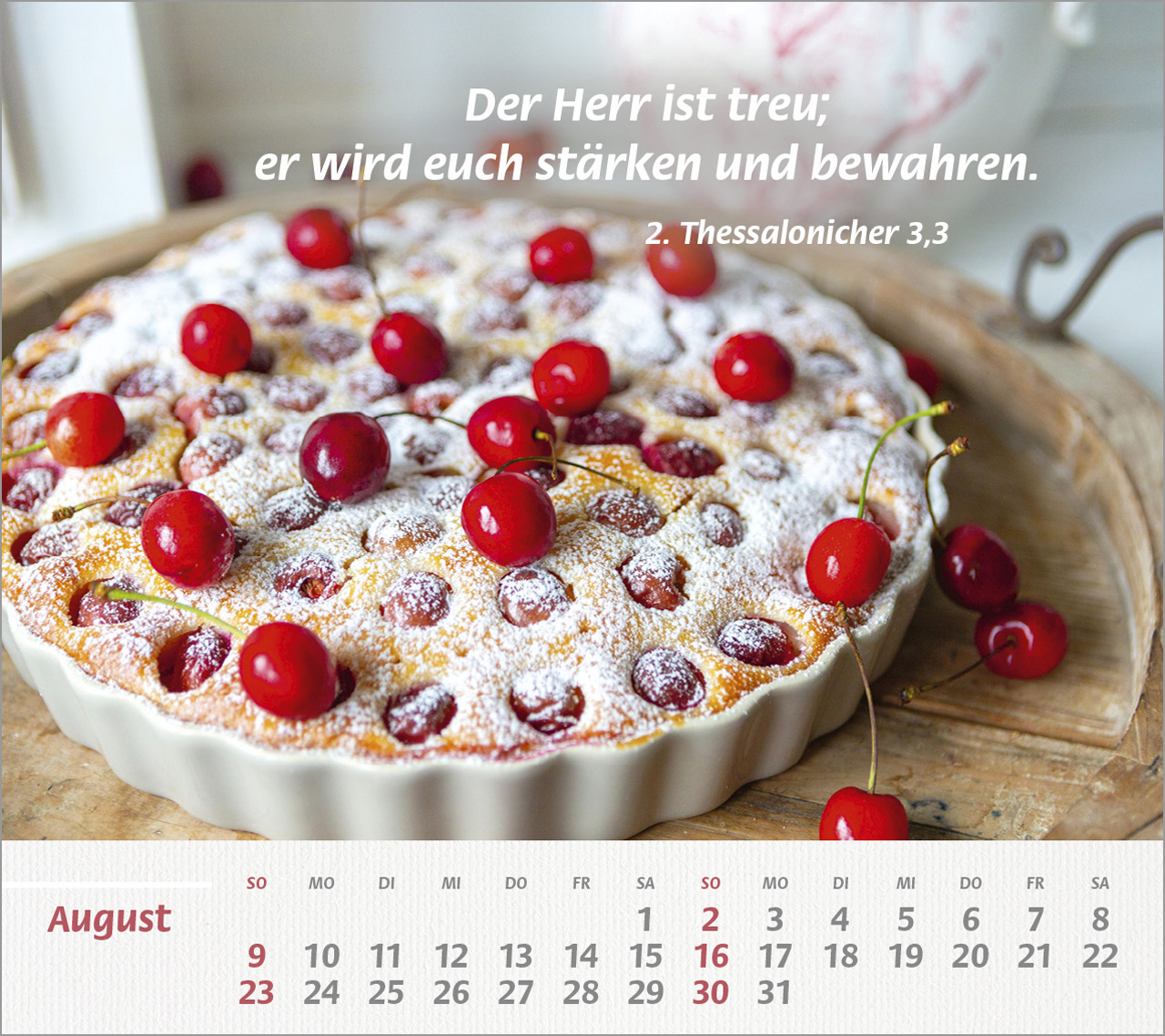 Du bist meine Stärke Großdruck-Tischkalender 2026