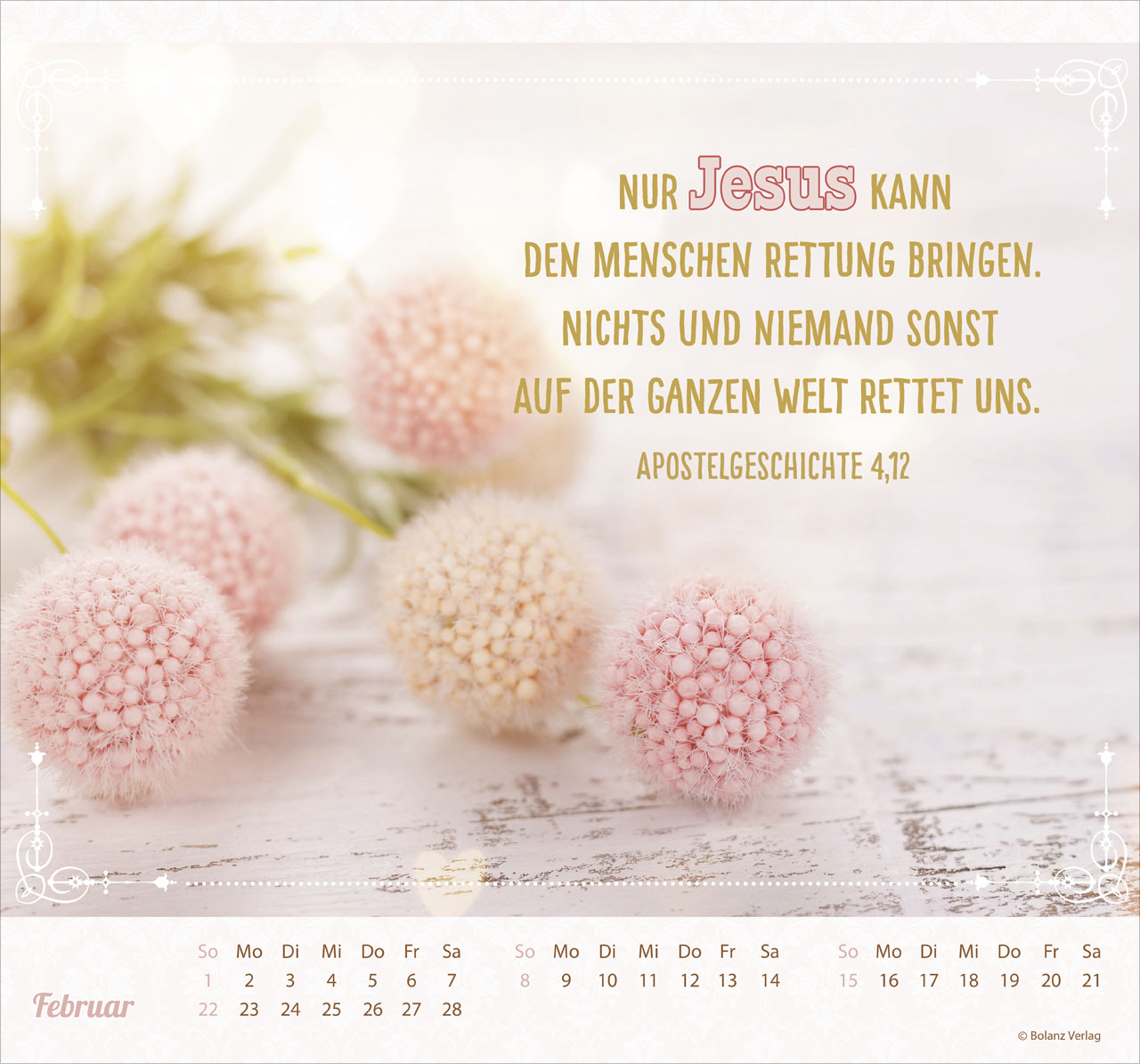 Am Anfang war das Wort 2026 - Wandkalender