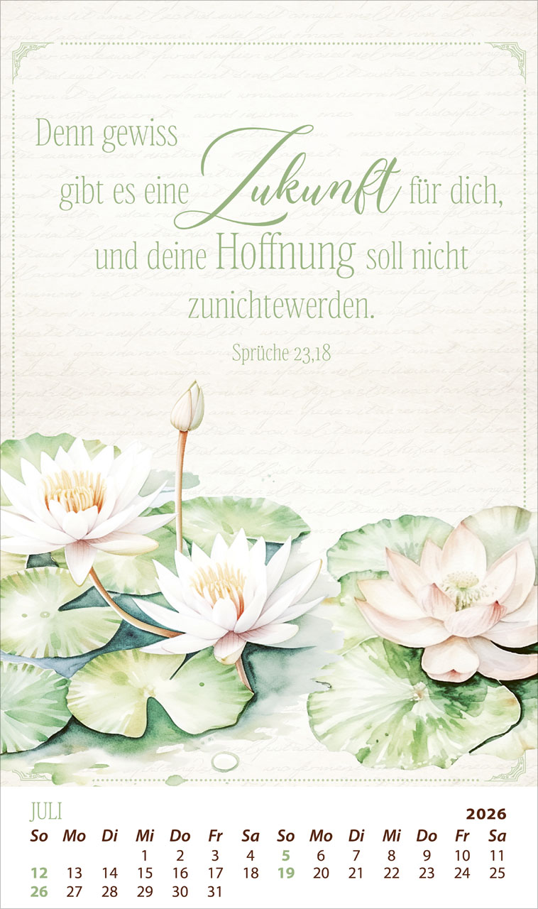 Die Kraft der Worte 2026 - Posterkalender