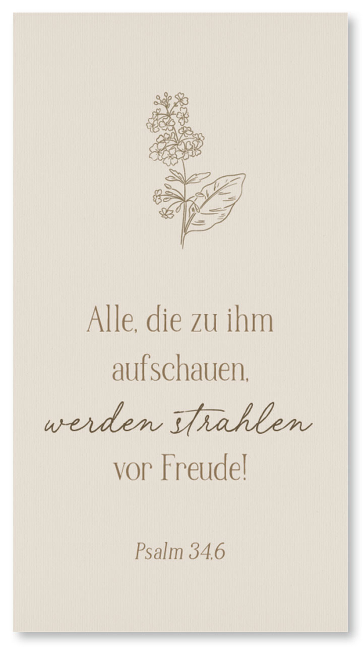 Metallschild Strahlen vor Freude