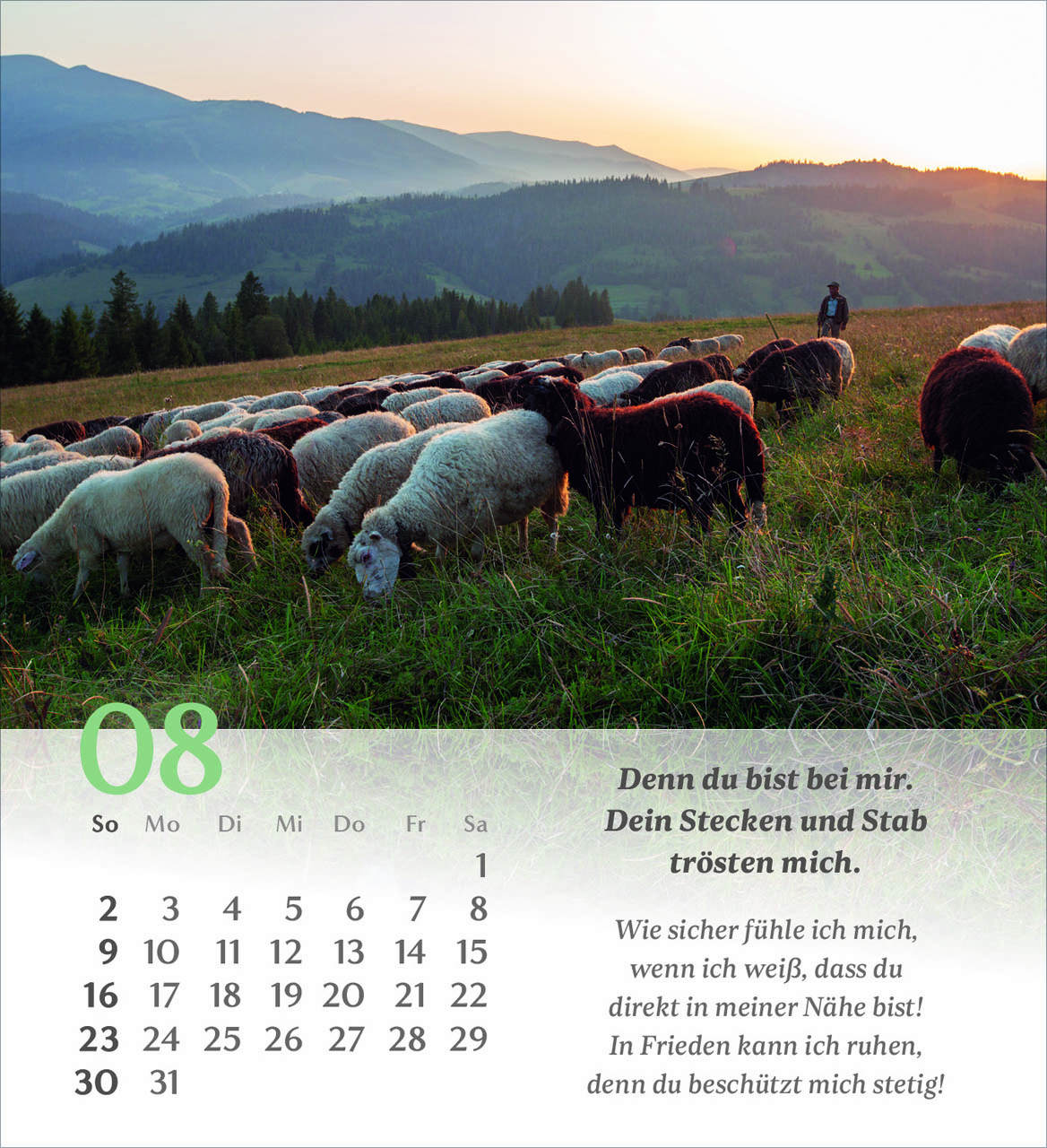 Psalm 23 Tischkalender 2026
