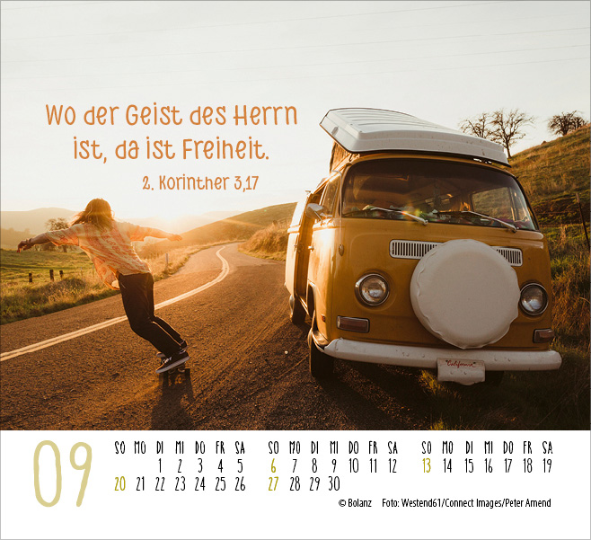 Freiheit 2026 - Minikalender Freiheit 2026 - Minikalender