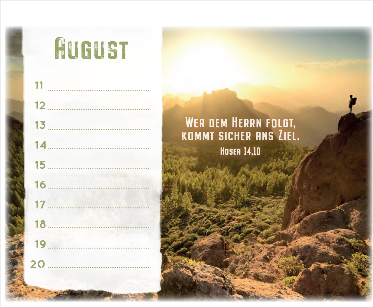 Geburtstagskalender Wo der Geist des Herrn ist