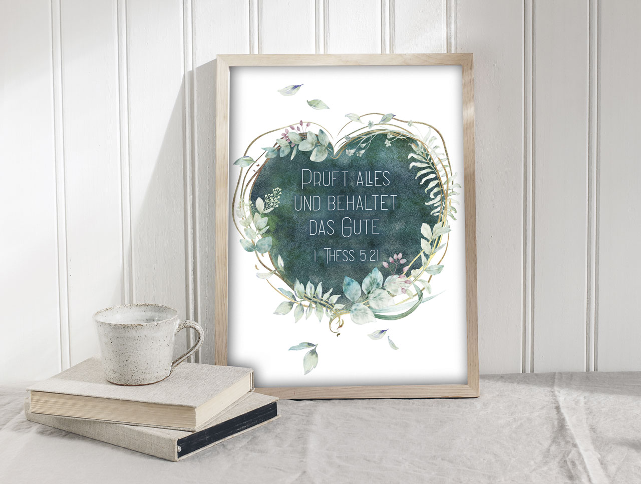 Poster Jahreslosung 2025 Pflanzen A4