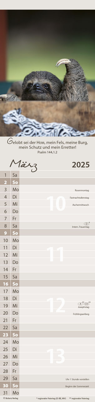 Für Euch 2025 - Streifenterminplaner